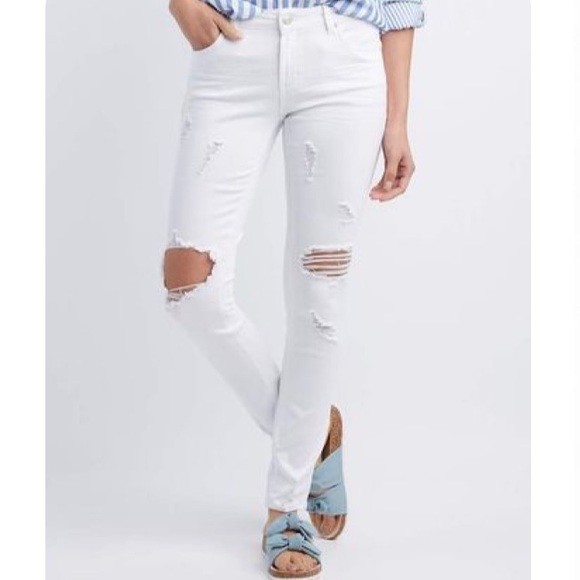 refuge white jeans